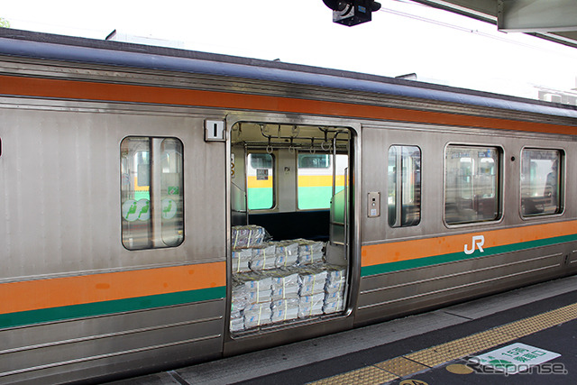 211系が使われていた時代の新聞輸送(高崎線)