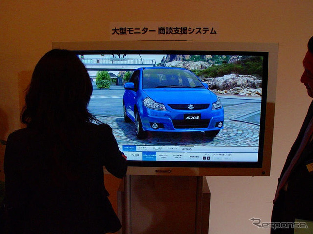 【スズキ SX4 発表】画面の中でクルマがスムーズに動く