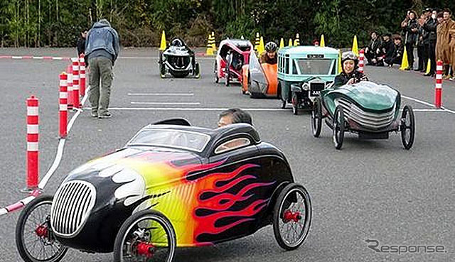 いすゞ自動車 デザインセンターが制作したペダルカー