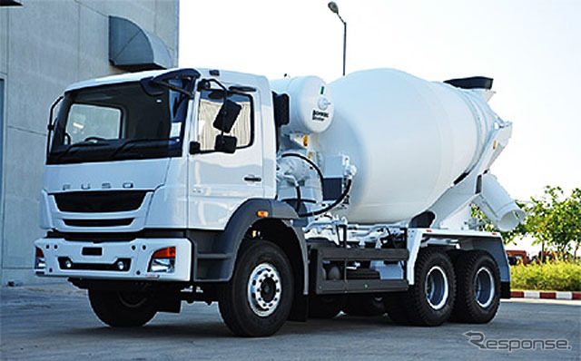 タイに投入した大型トラック「FJ」2528C ミキサー車