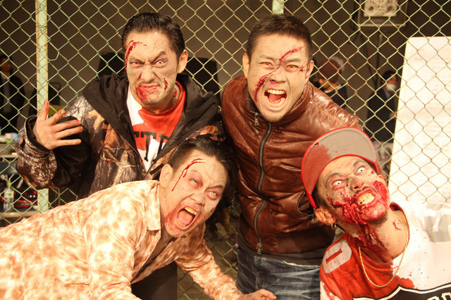 般若&窪塚洋介&宮川大輔&品川ヒロシ/『Zアイランド』(C)2015「Zアイランド」製作委員会