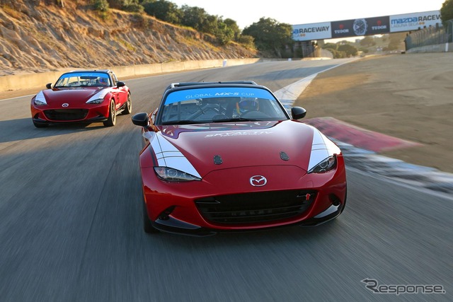 マツダ MX-5 カップの最終開発テスト