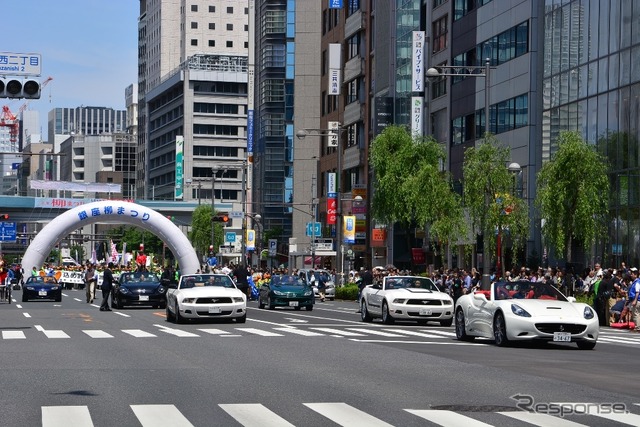 銀座柳まつり「交通安全 銀座ゴールデンパレード」