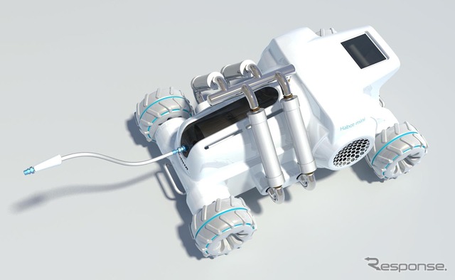 モリタの水を使わない消防車『Habot-mini(ハボットミニ)』