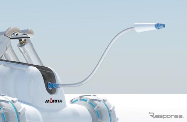 モリタの水を使わない消防車『Habot-mini(ハボットミニ)』