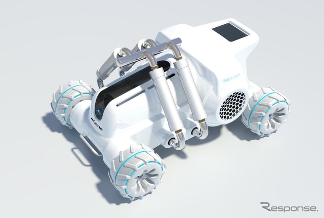 モリタの水を使わない消防車『Habot-mini(ハボットミニ)』