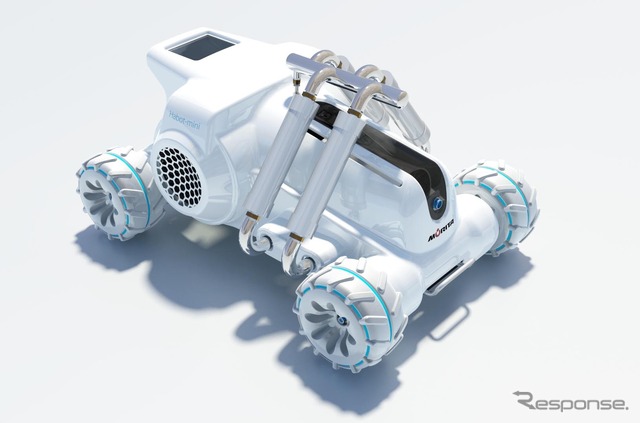 モリタの水を使わない消防車『Habot-mini(ハボットミニ)』