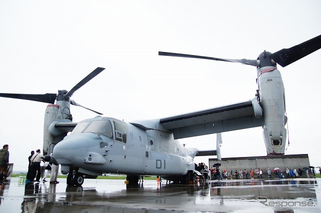 日本への販売が承認された「V-22 オスプレイ」、アメリカ海兵隊が使用している「MV-22」とほぼ同じ仕様となるようだ。