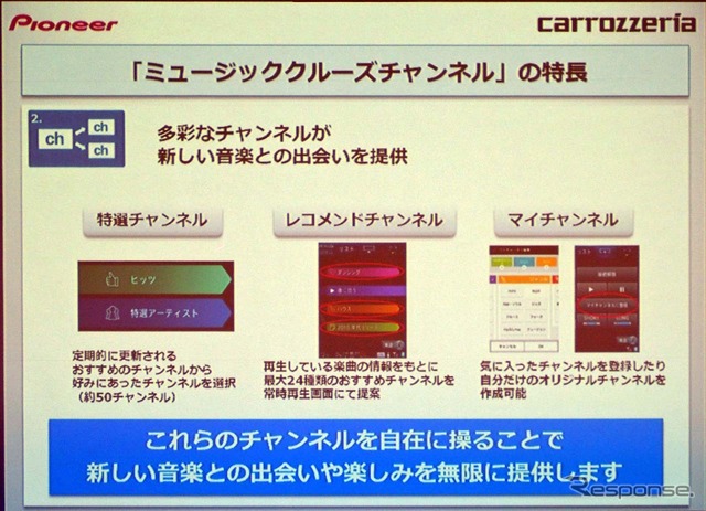 「ミュージッククルーズチャンネル」の特徴3