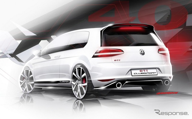 VW ゴルフ GTI に「クラブスポーツ」…265馬力の高性能コンセプト