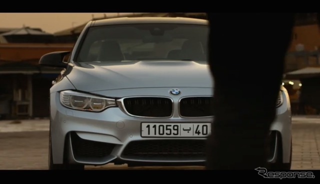 『ミッション：インポッシブルローグ・ネイション』に起用されたBMWM3改良新型（動画キャプチャ）