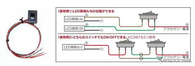 ビートソニック 切替タイプのロッカースイッチ