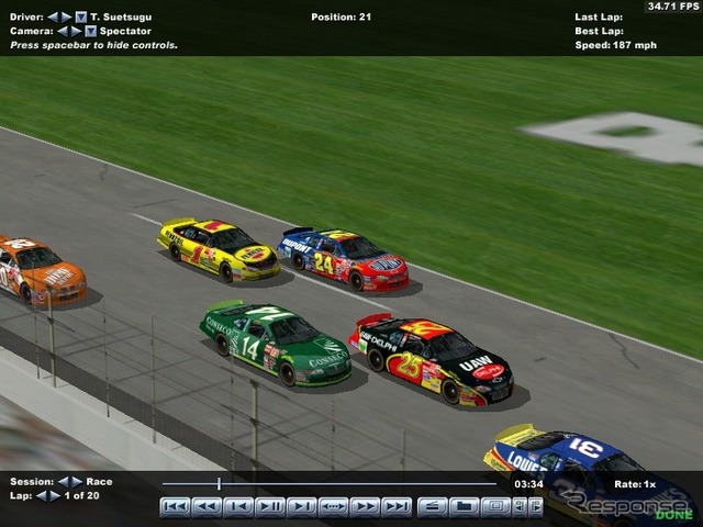 【PC NASCAR Racing 4】ゲームなのに筋肉痛になってしまうリアルさ!!