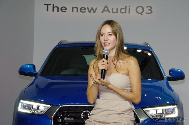 道端ジェシカさん(アウディ Q3/A1 改良新型 発表会)