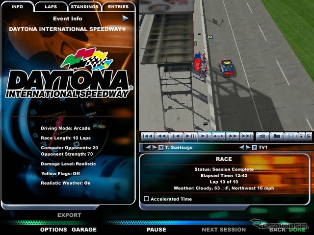 【PC NASCAR Racing 4】ゲームなのに筋肉痛になってしまうリアルさ!!