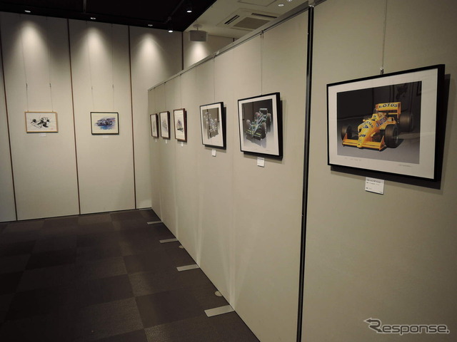 会場風景（SUZUKAから始まるモータースポーツ・アート展）