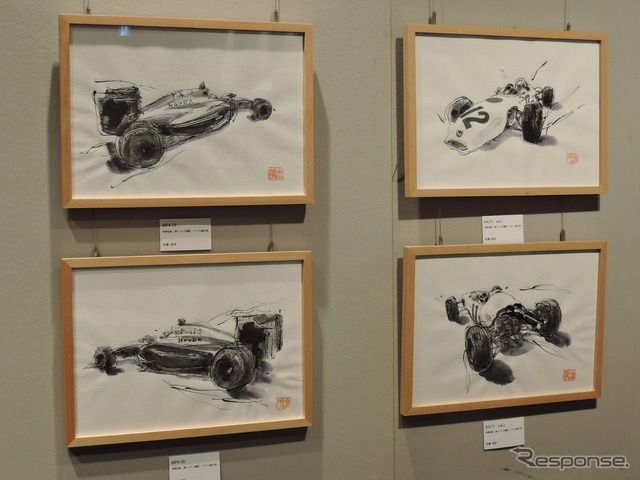 展示作品(SUZUKAから始まるモータースポーツ・アート展)