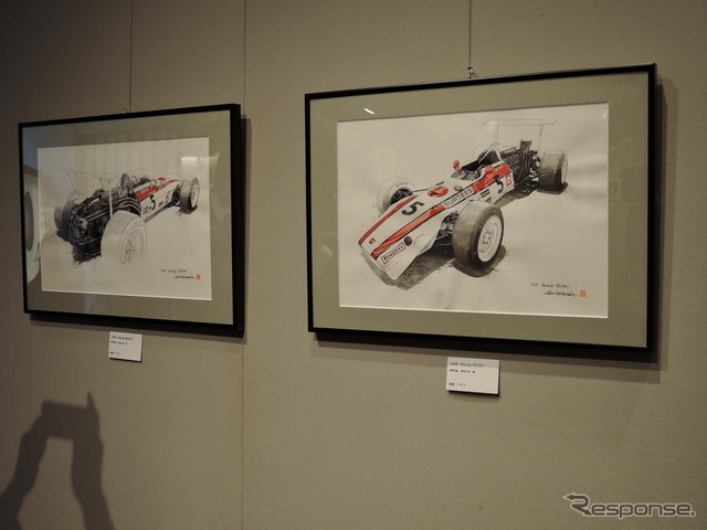 展示作品(SUZUKAから始まるモータースポーツ・アート展)