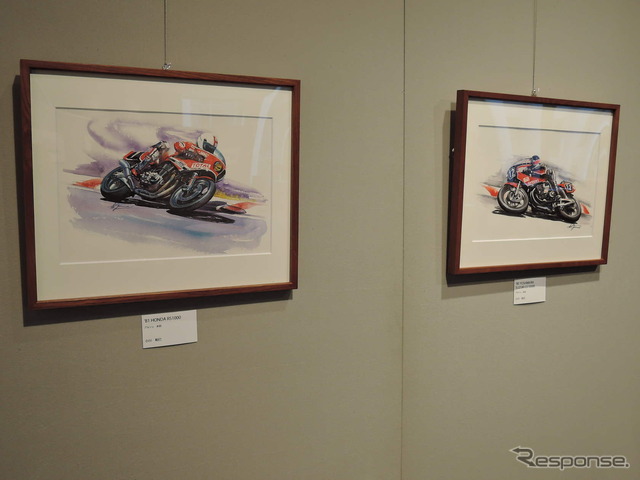 展示作品(SUZUKAから始まるモータースポーツ・アート展)