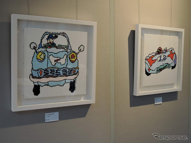 展示作品(SUZUKAから始まるモータースポーツ・アート展)