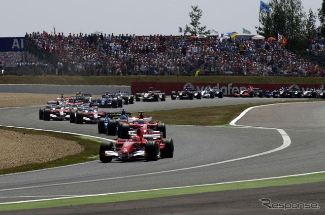 【F1フランスGP】シューマッハ、フェラーリ、ブリヂストン、勝利