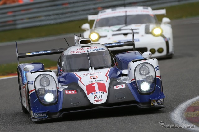 WECスパ戦でのTOYOTA 1号車。