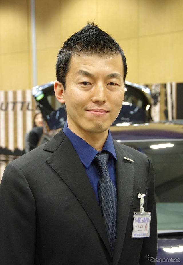 エクステリアデザインを担当した本田技術研究所の渡邉貴幸さん