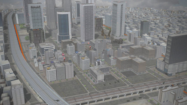 大都会の高層ビル群が立ち並ぶ新マップ