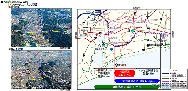 高知東部自動車道(国道55号高知南国道路)概要
