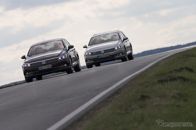 VW パサート セダン&ヴァリアント 海外試乗