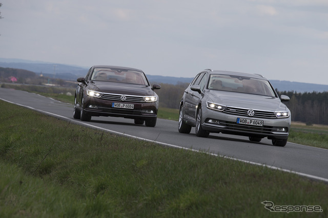 VW パサート セダン&ヴァリアント 海外試乗