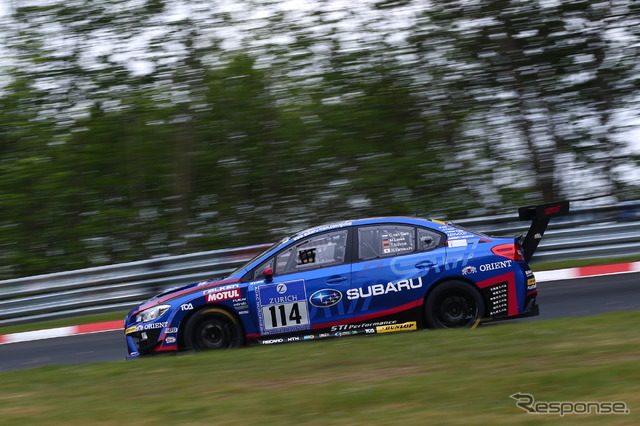 114号車 スバル WRX STI（写真は予選）