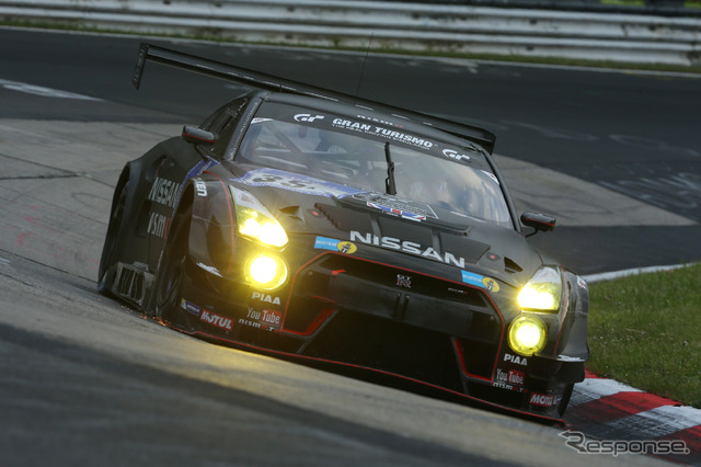 総合9位に入った35号車日産GT-R