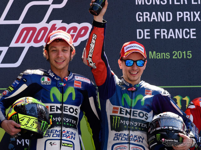 ホルヘ・ロレンソとバレンティーノ・ロッシ