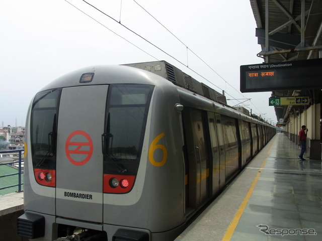 デリーメトロ、建設予定駅に車庫や洗車場など設置へ インド