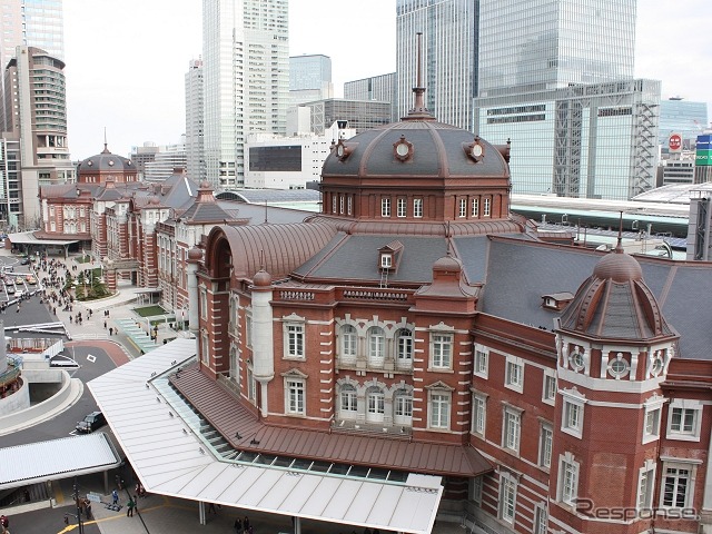 スタンプは日台4社局の主な駅に設置される。写真はスタンプが設置される予定の東京駅。