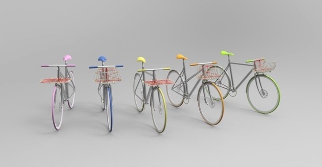 北欧デザインのバスケットが魅力、スマート自転車「velosophy」