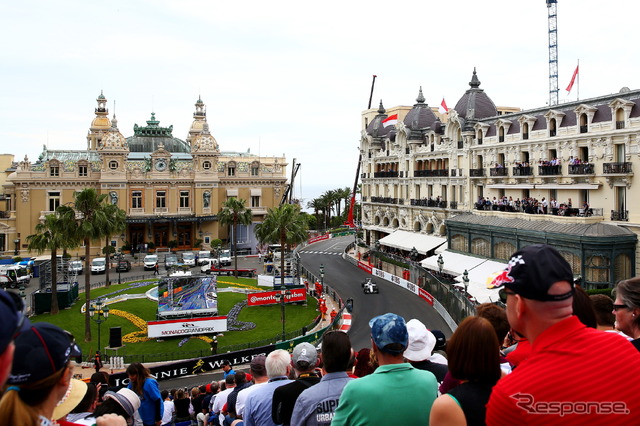 F1モナコGP予選の様子