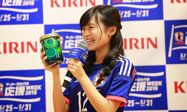 小島瑠璃子/「サッカー日本代表応援WEEK2015」キックオフイベント