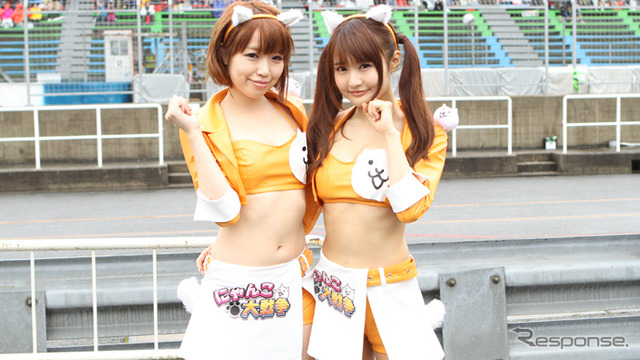 スーパーGT『にゃんこ大戦争ガールズ』山岡実乃里・中村奏絵
