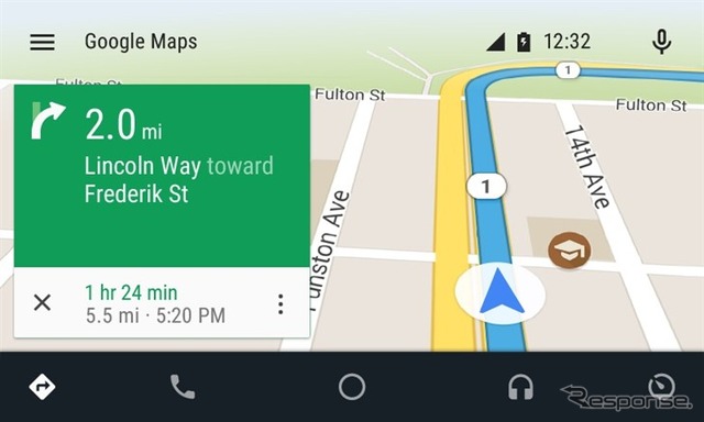 米国向けヒュンダイソナタに搭載されたアンドロイド・オート（Android Auto）