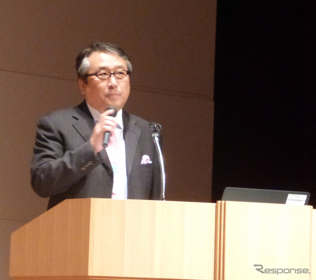 ナカニシ自動車産業リサーチの中西孝樹氏が「グローバル自動車産業の現状と将来課題―自動車産業の競争優位の変化と日系自動車メーカーの戦略と課題」と題し講演を行った