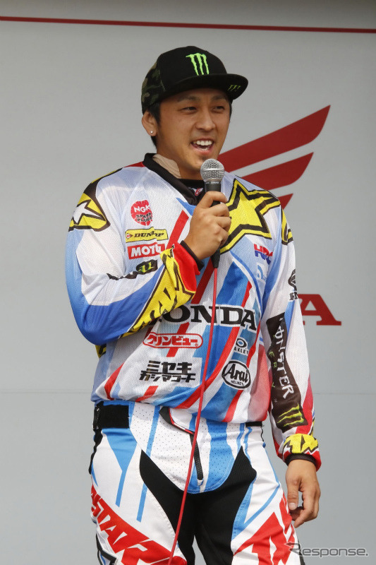 ディフェンディングチャンピオン成田亮選手。