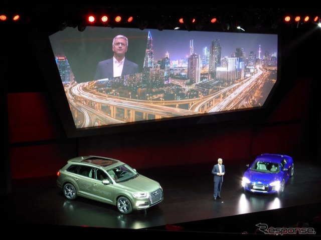 キーノートスピーチはアウディ。自動車シフトが進む今日のCESの流れをそのまま引き継いだ
