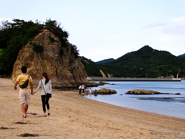 香川県・小豆島のエンジェルロード