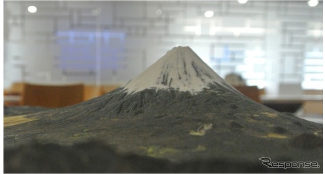 3Dプリンターによる利用イメージ（富士山）