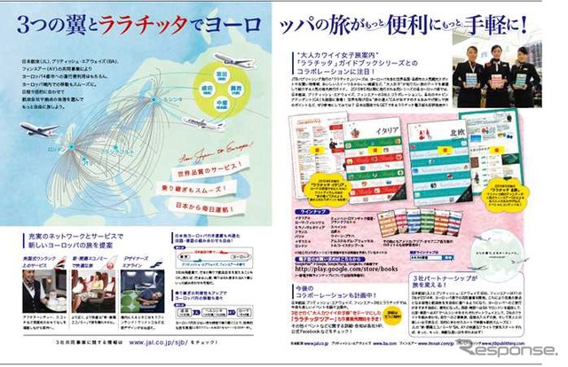 「ララチッタ」でJAL、ブリティッシュ・エアウェイズ、フィンエアーで行く「ルックJTB」ツアーを紹介