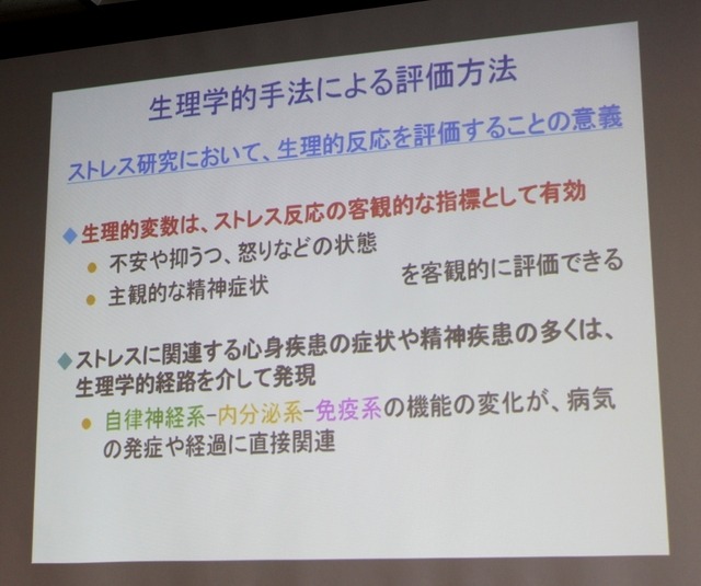 生理学的手法による評価方法について(津田彰教授の講演資料)