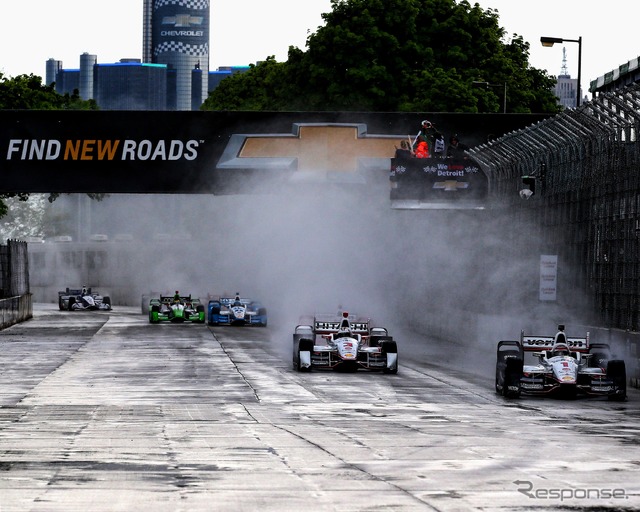雨絡みのレースとなったデトロイトのレース1決勝(シリーズ第7戦)。