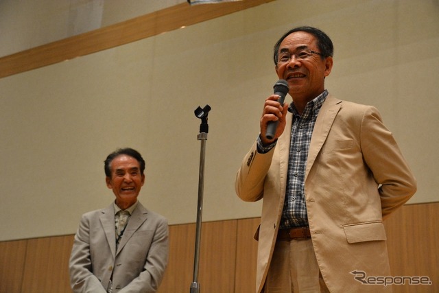 開発のOBとなる、貴島孝雄氏と福田成徳氏も参加（ロードスター軽井沢ミーティング2015）